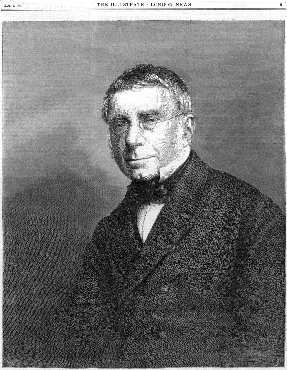 George Biddell Airy , anglický astronom a geofyzik, 1868 od Unbekannt