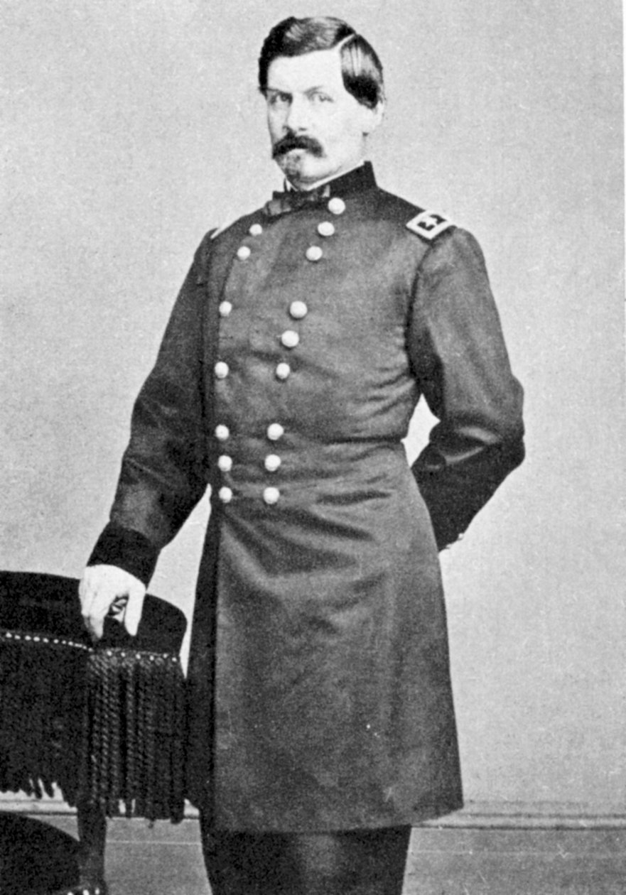 George Brinton McClellan , americký voják, 1861 od Unbekannt