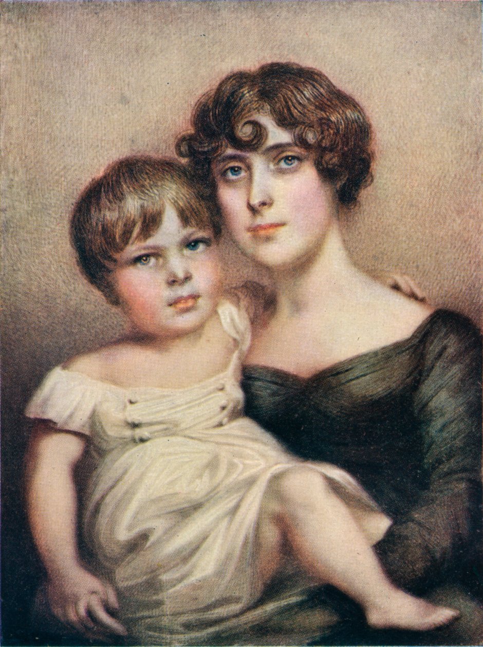 George Dacres Patterson a jeho matka, Eleanor Dacres Patterson, 1815. 1911 od Unbekannt