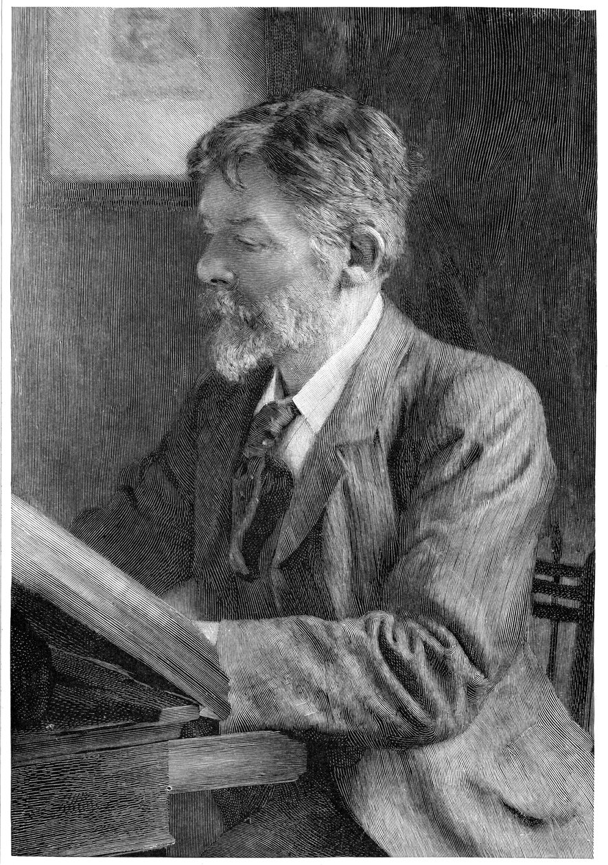 George Du Maurier, britský spisovatel a umělec, c1890 od Unbekannt