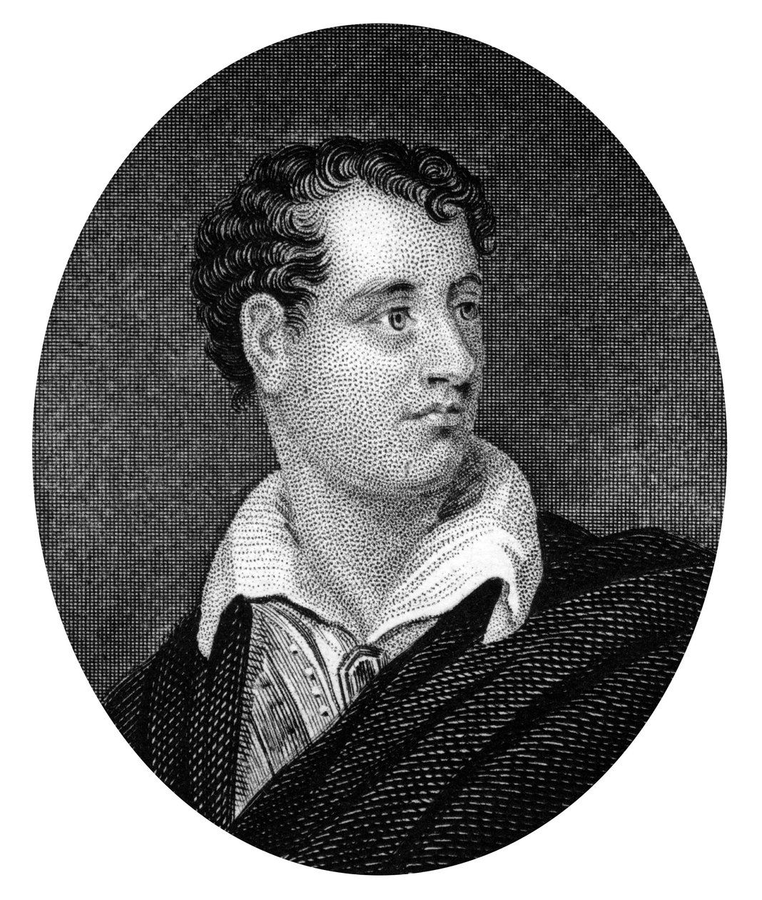 George Gordon Byron, anglo-skotský básník a vůdčí osobnost romantismu, 1877 od Unbekannt