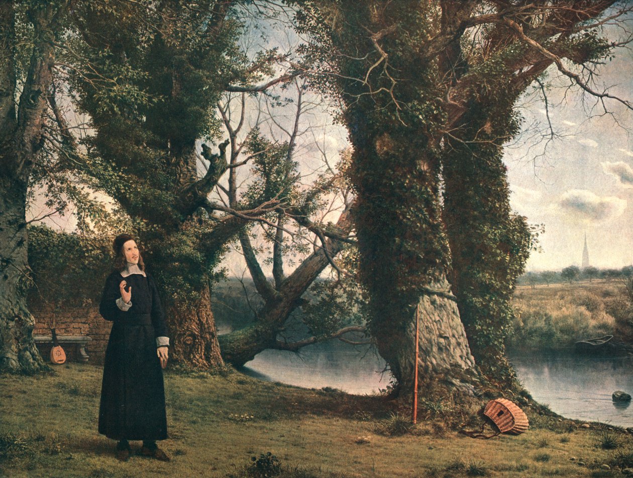 George Herbert v Bemertonu, Salisbury, 1860, c1902. od Unbekannt