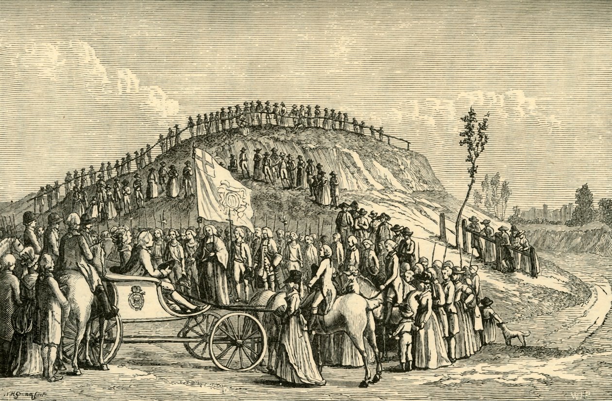 George III a královna Charlotte v Eton Montem, 1778, 1911. od Unbekannt