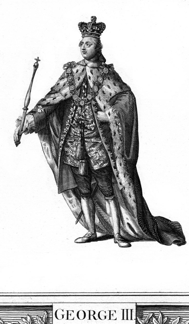 George III Spojeného království od Unbekannt