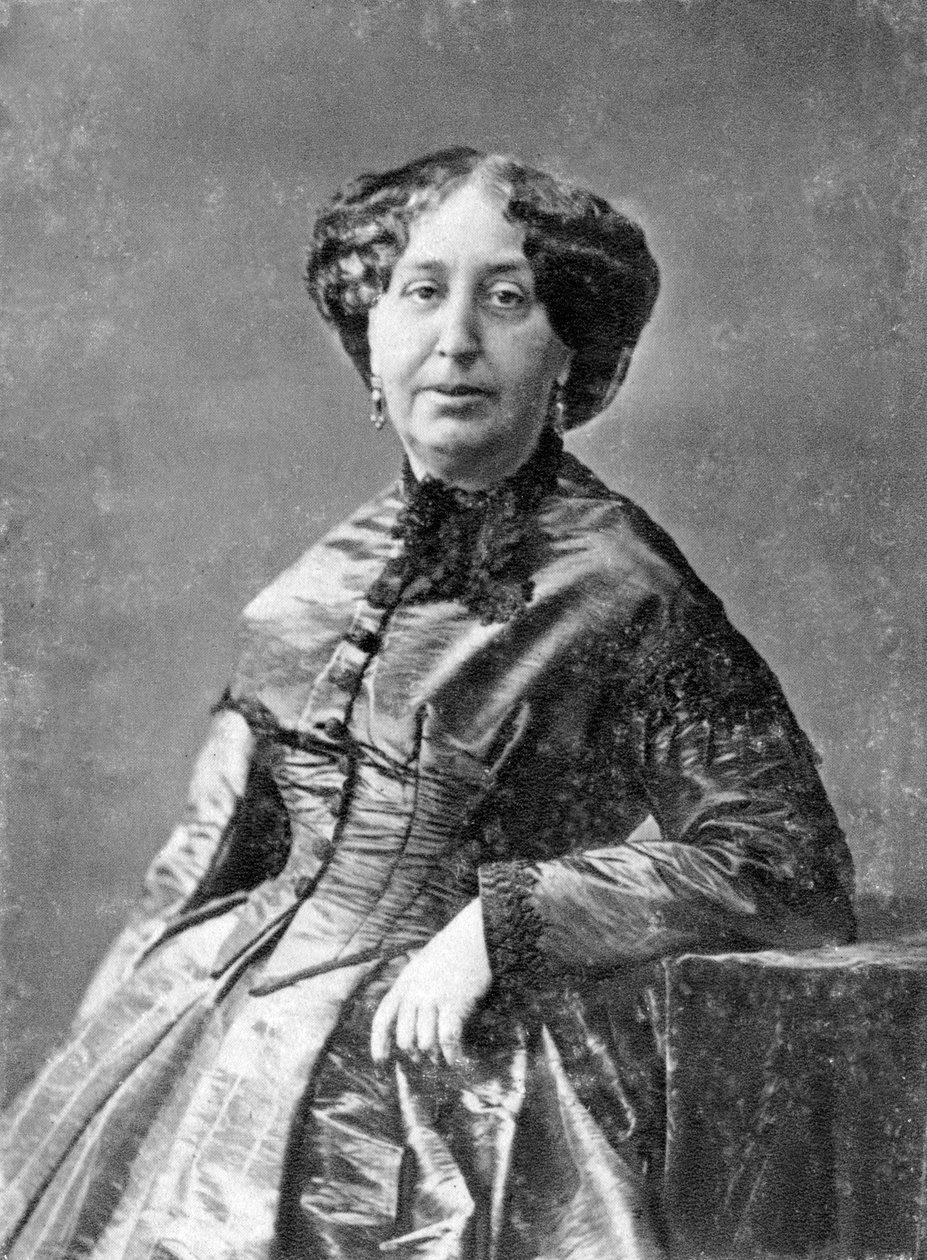 George Sand, francouzský romanopisec a raná feministka, c1845-1876 od Unbekannt