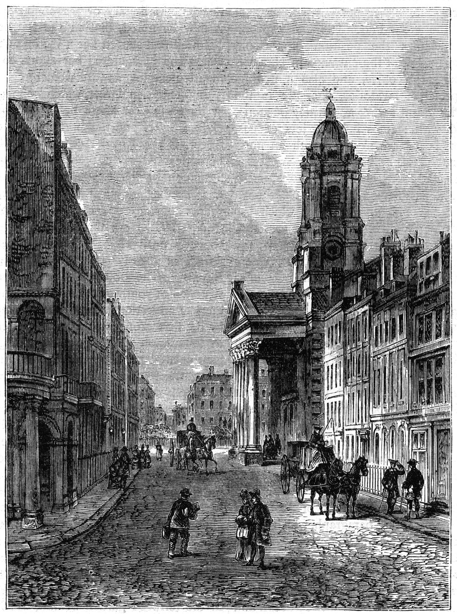 George Street, Hanover Square, Londýn, 1800 1891 od Unbekannt