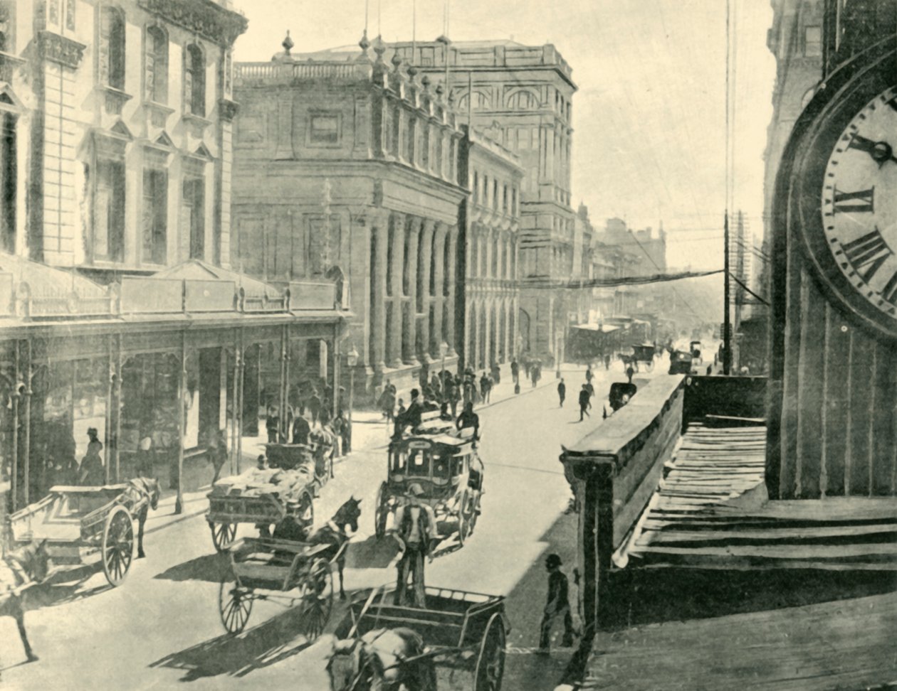 George Street, Sydney, 1901. od Unbekannt
