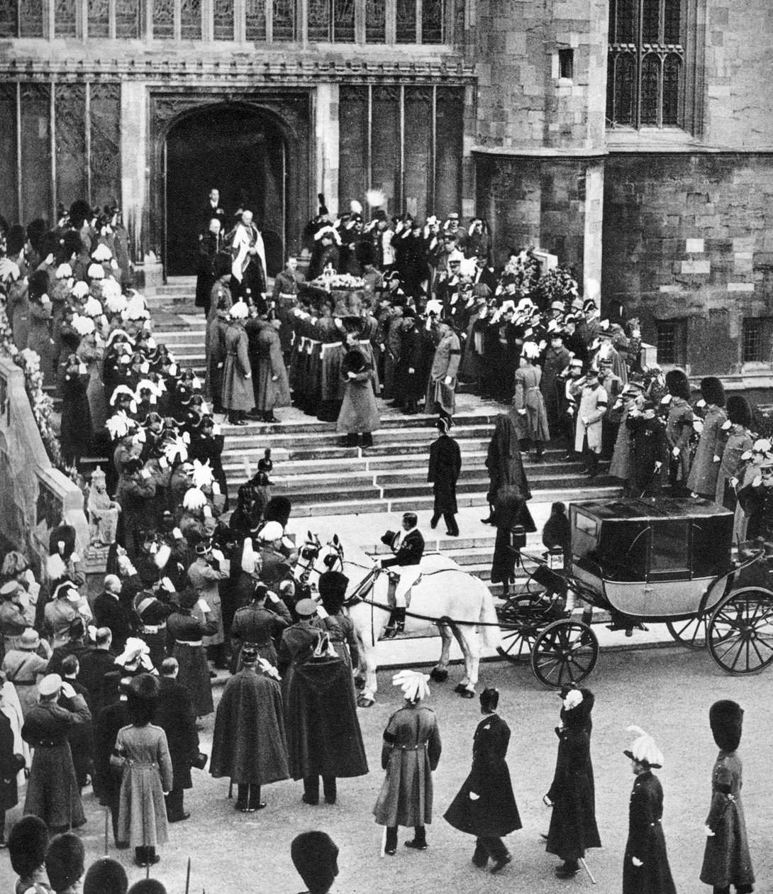 Místo odpočinku George Vs, kaple svatého Jiří, hrad Windsor, 28. ledna 1936 od Unbekannt