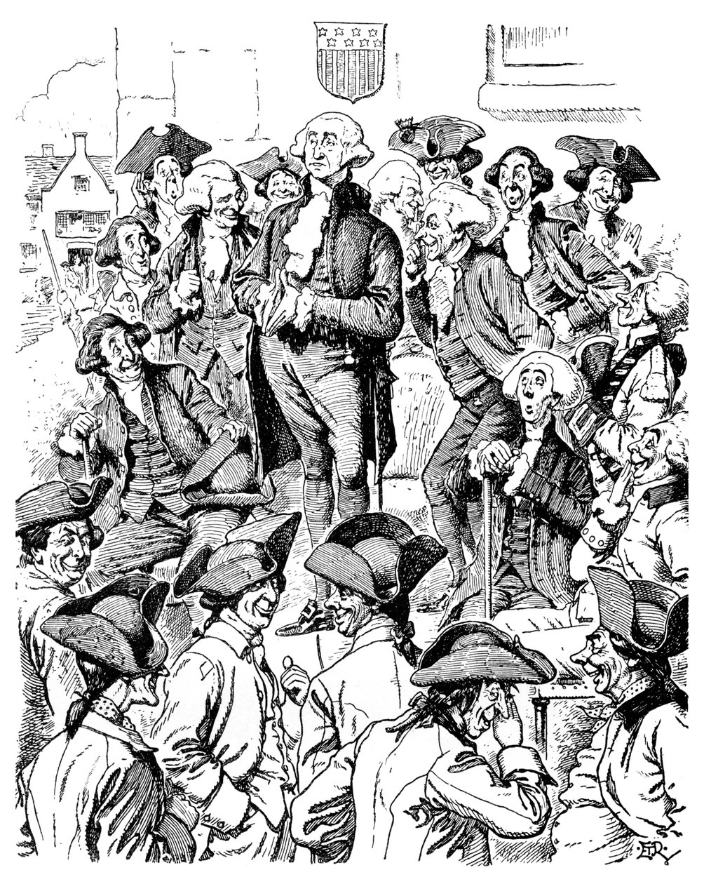 George Washington se snaží říct lež, 1901 od Unbekannt
