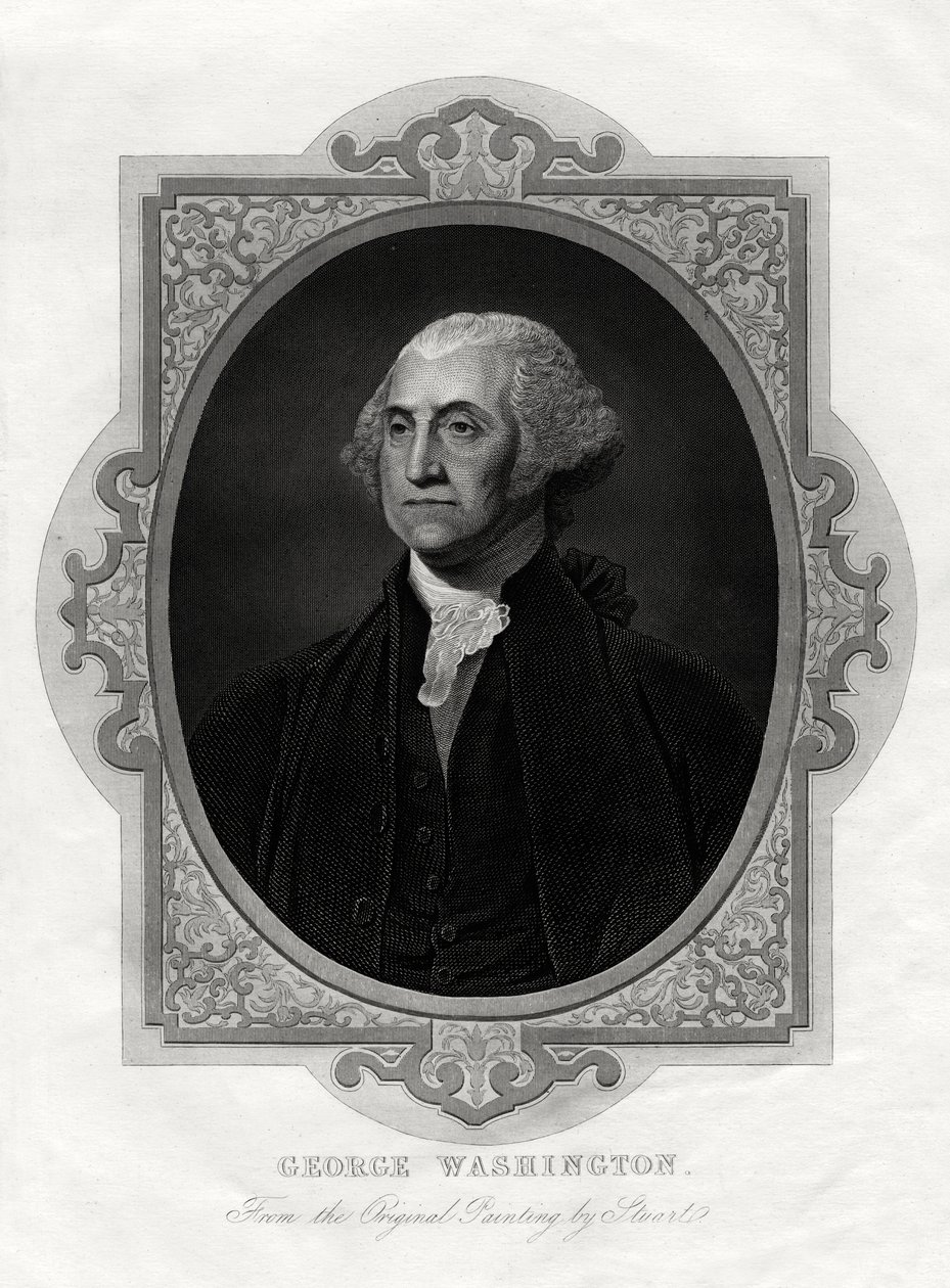 George Washington, první prezident Spojených států, 1877 od Unbekannt
