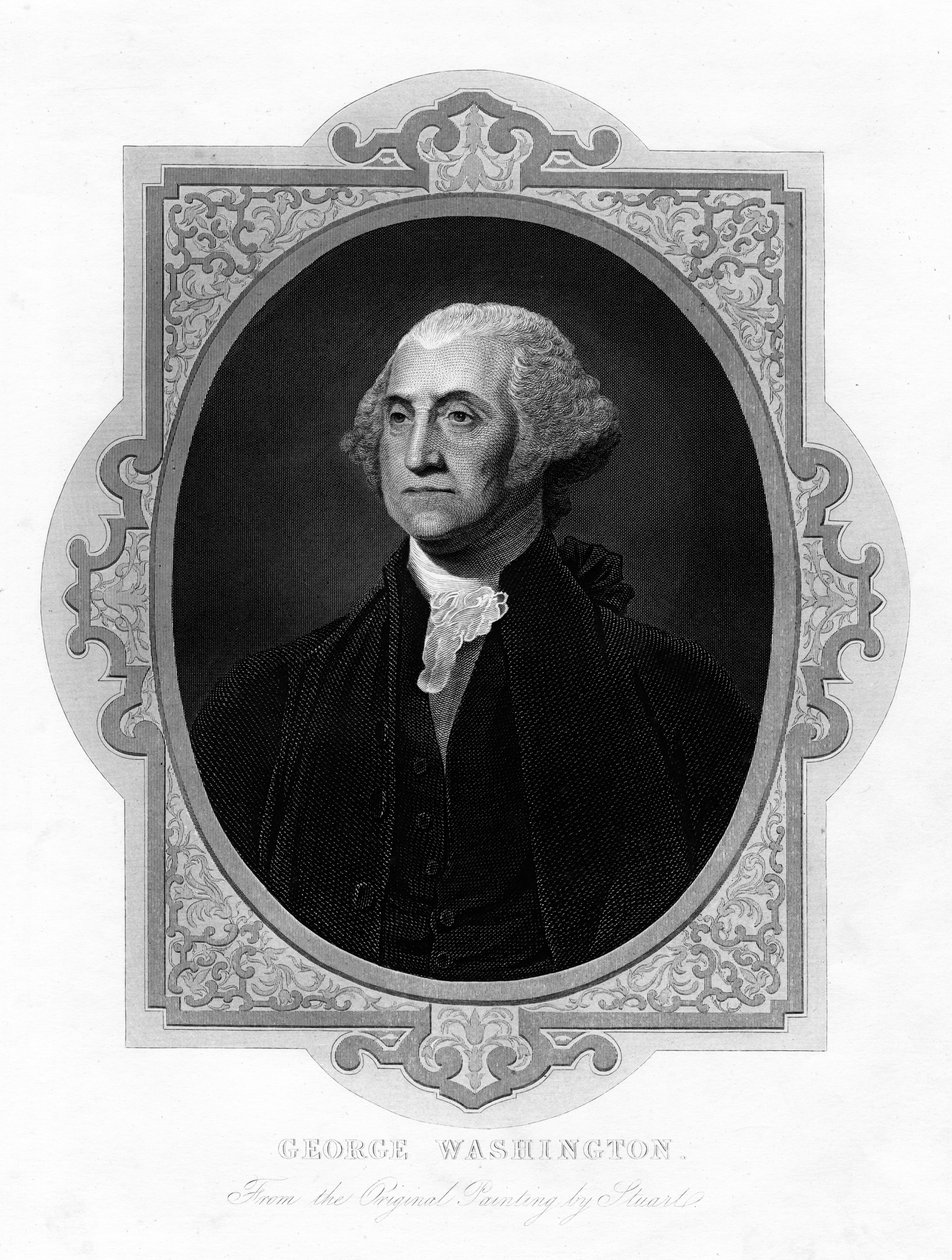 George Washington, první prezident Spojených států, 19. století od Unbekannt
