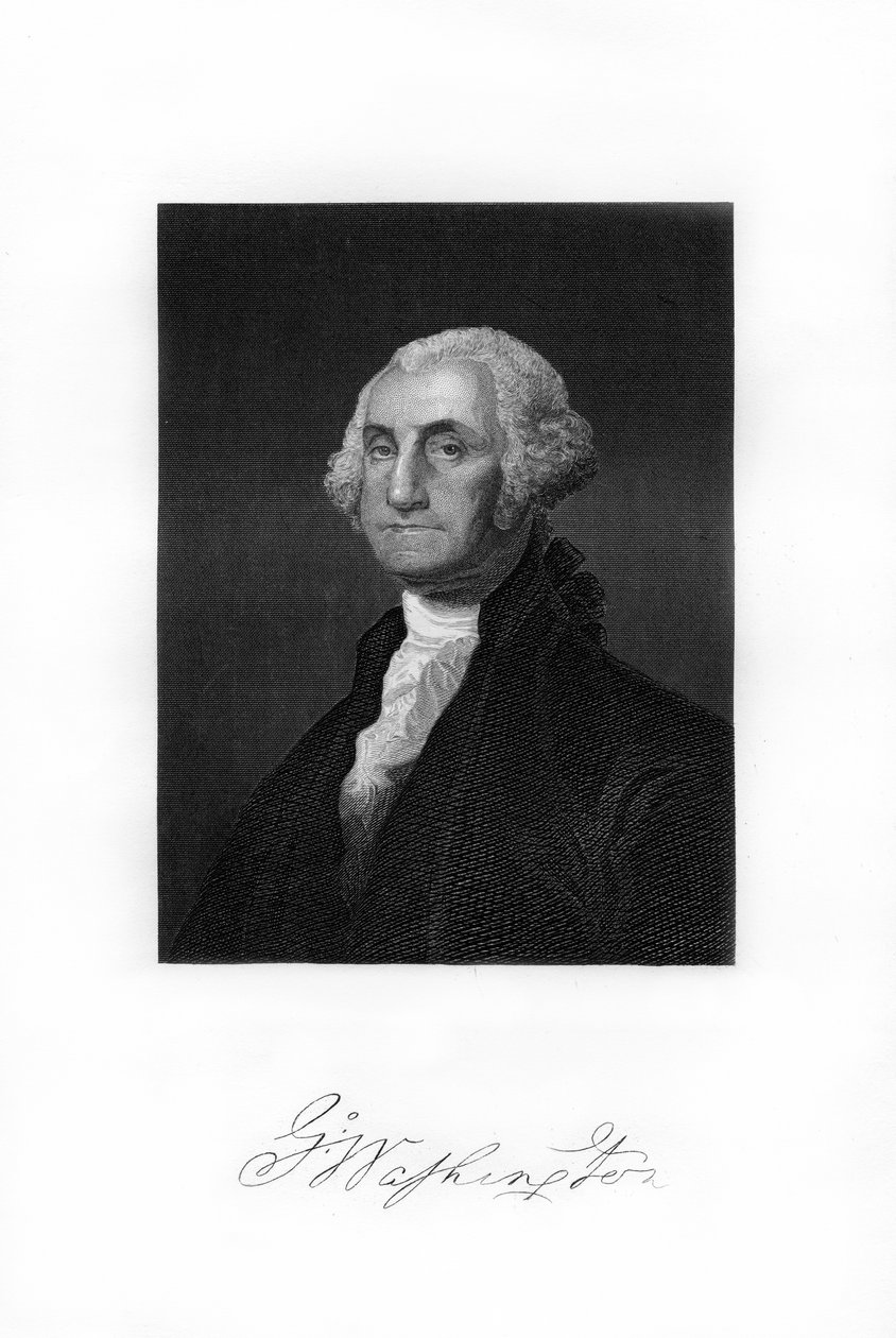 George Washington, první prezident Spojených států, 1872 od Unbekannt