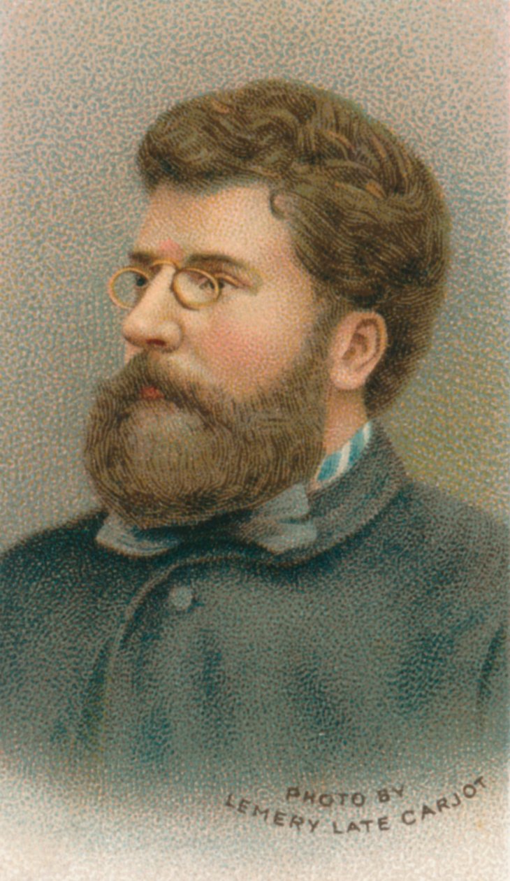 Georges Bizet 1838-1875, francouzský skladatel, 1911 od Unbekannt