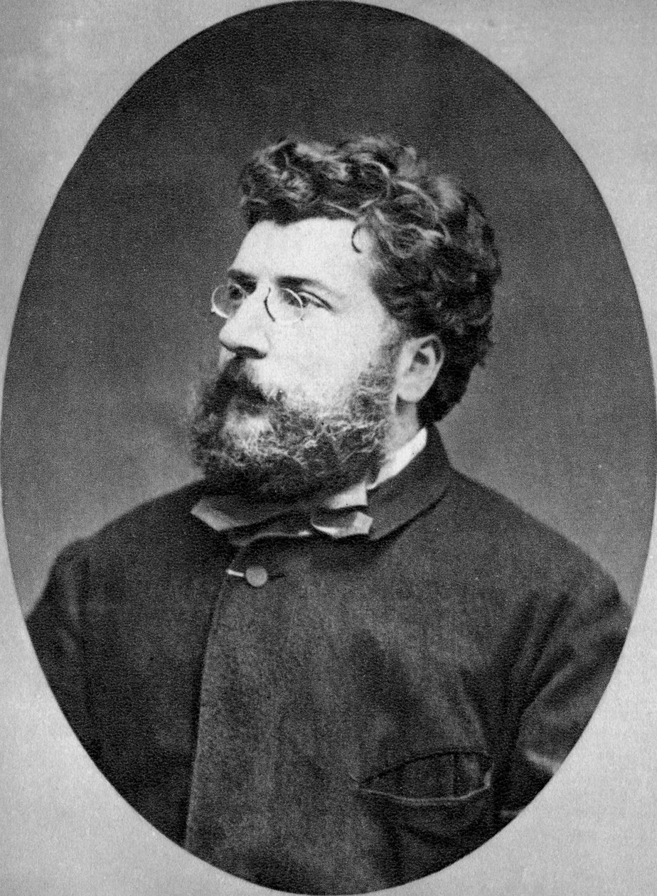 Georges Bizet , francouzský skladatel, 1874 od Unbekannt