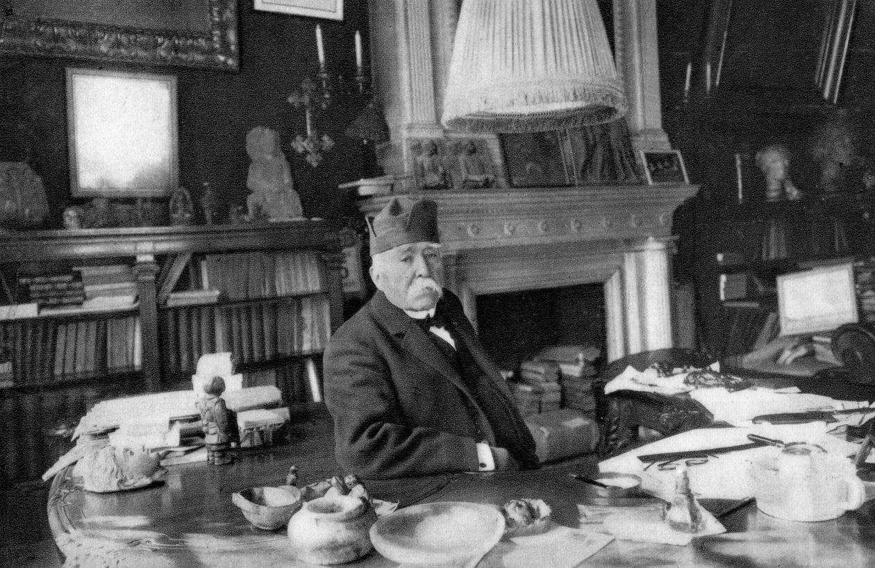 Georges Clemenceau , francouzský státník, 1925 od Unbekannt