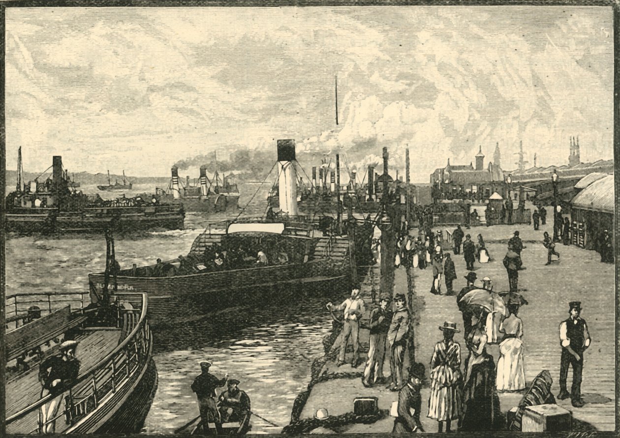 Georges Landing-Stage, 1898. od Unbekannt
