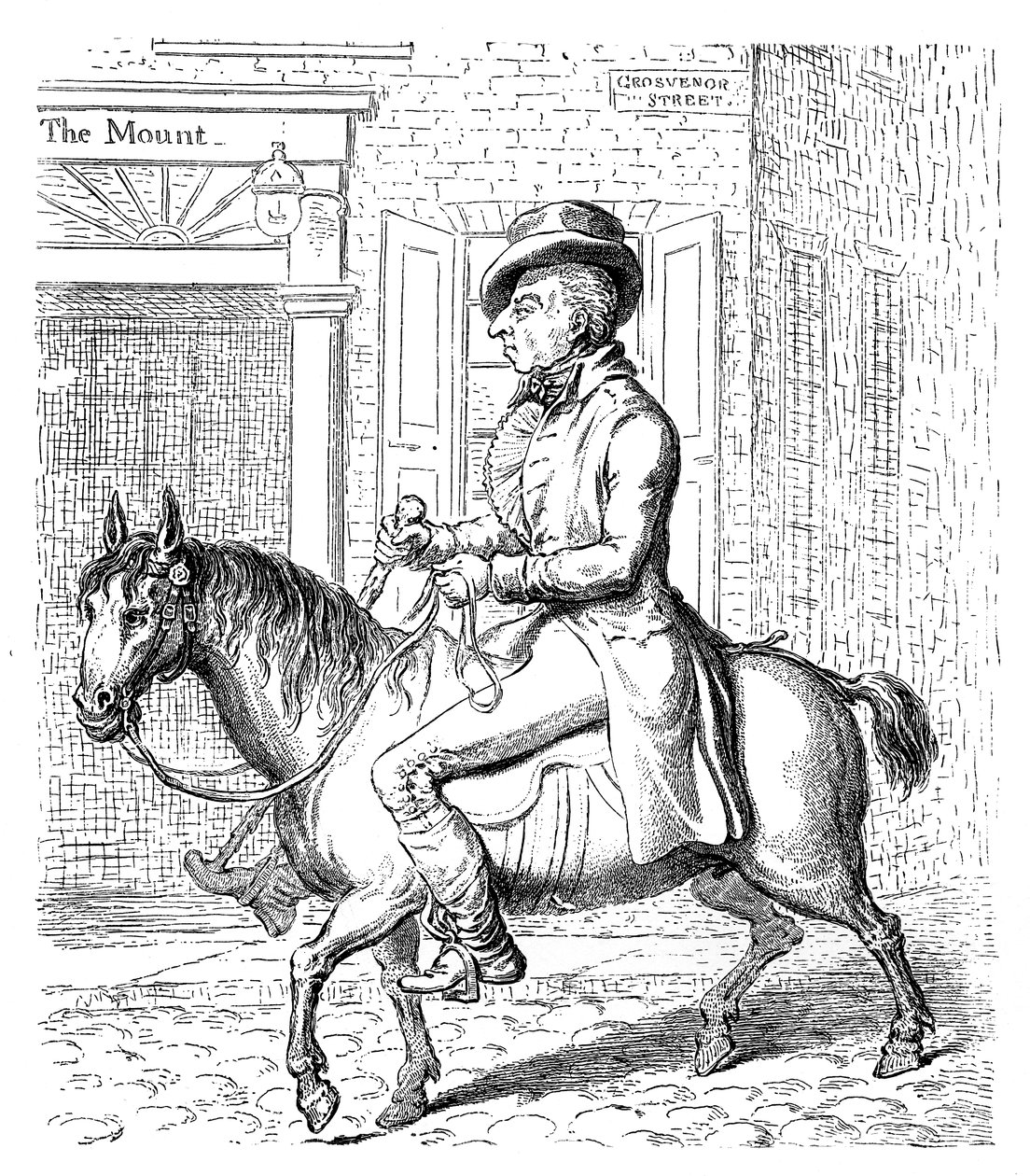 Georgey a Cockhorse, 1796 od Unbekannt