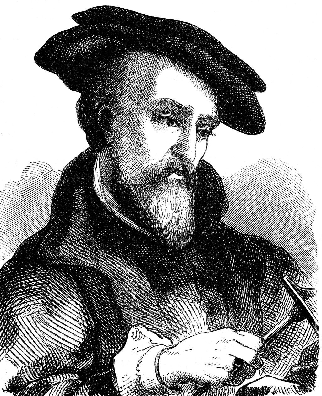 Georgius Agricola 1494-1555, německý lékař, mineralog a metalurg, 1881 od Unbekannt
