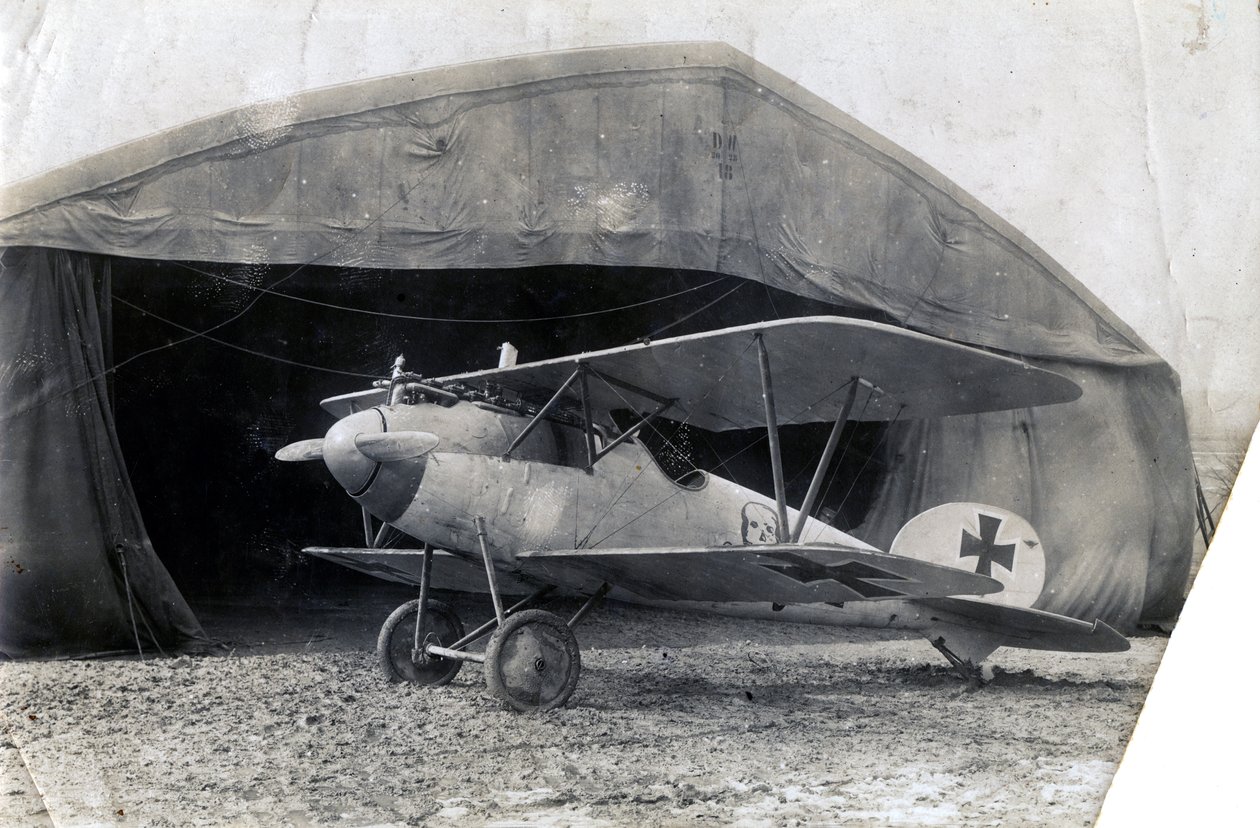 Německý Albatros DV, Souilly, Francie, 2. ledna 1918 od Unbekannt