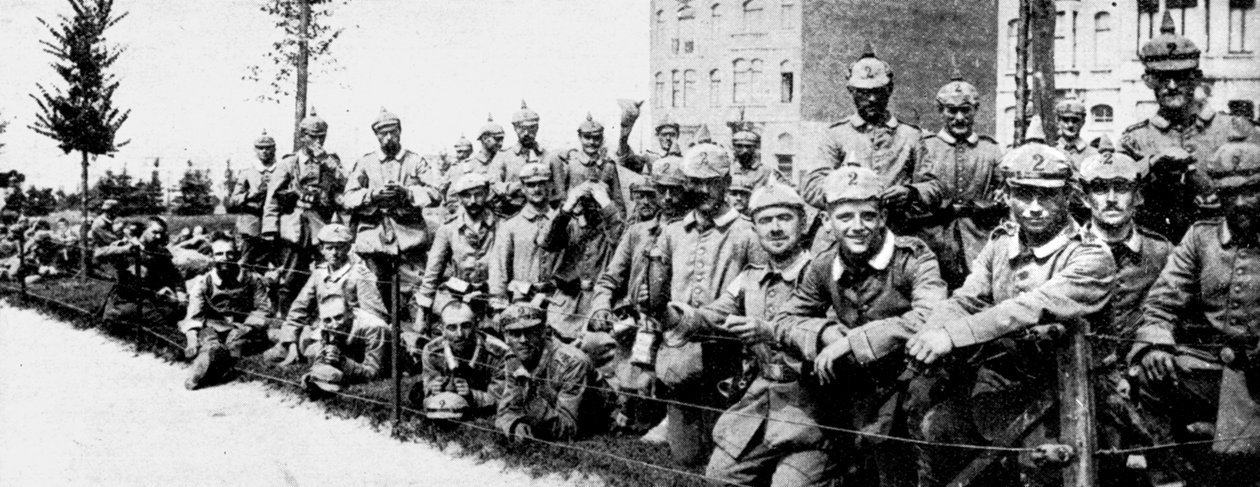 Německá císařská garda v Bruselu, první světová válka, 1914 od Unbekannt