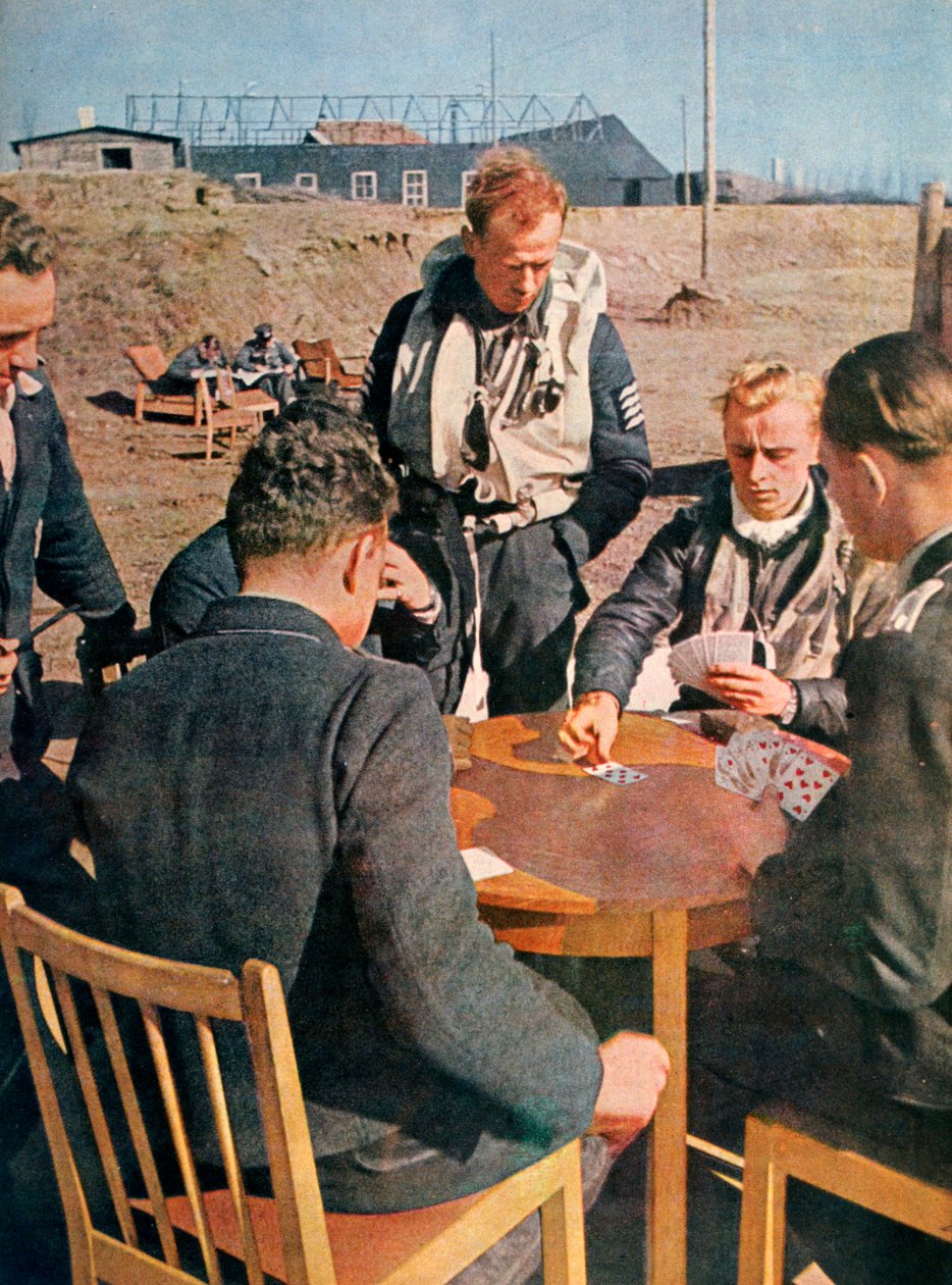 Němečtí letci mimo službu, Francie, 1943 od Unbekannt