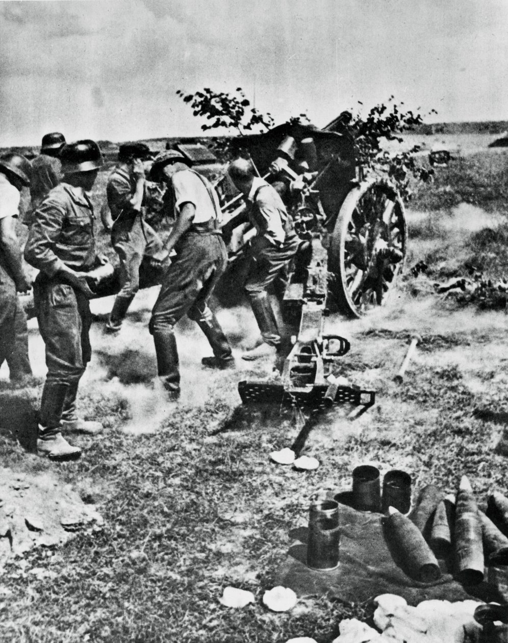 Německé dělostřelectvo v akci na východní frontě, 1941 od Unbekannt