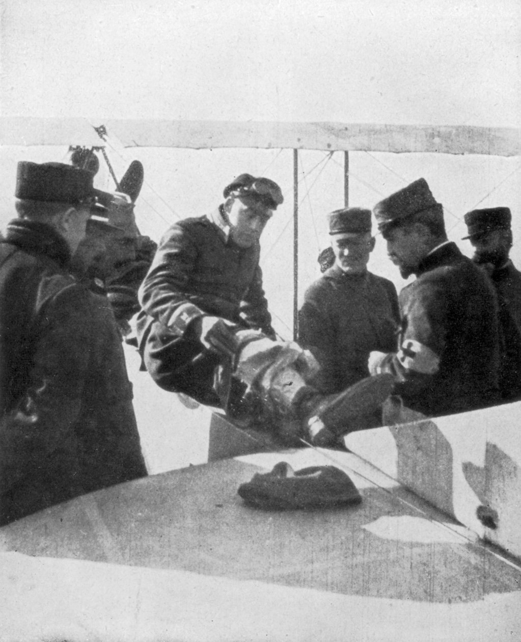 Němečtí piloti sestřelili francouzské eso Jean Navarre, 1916 od Unbekannt