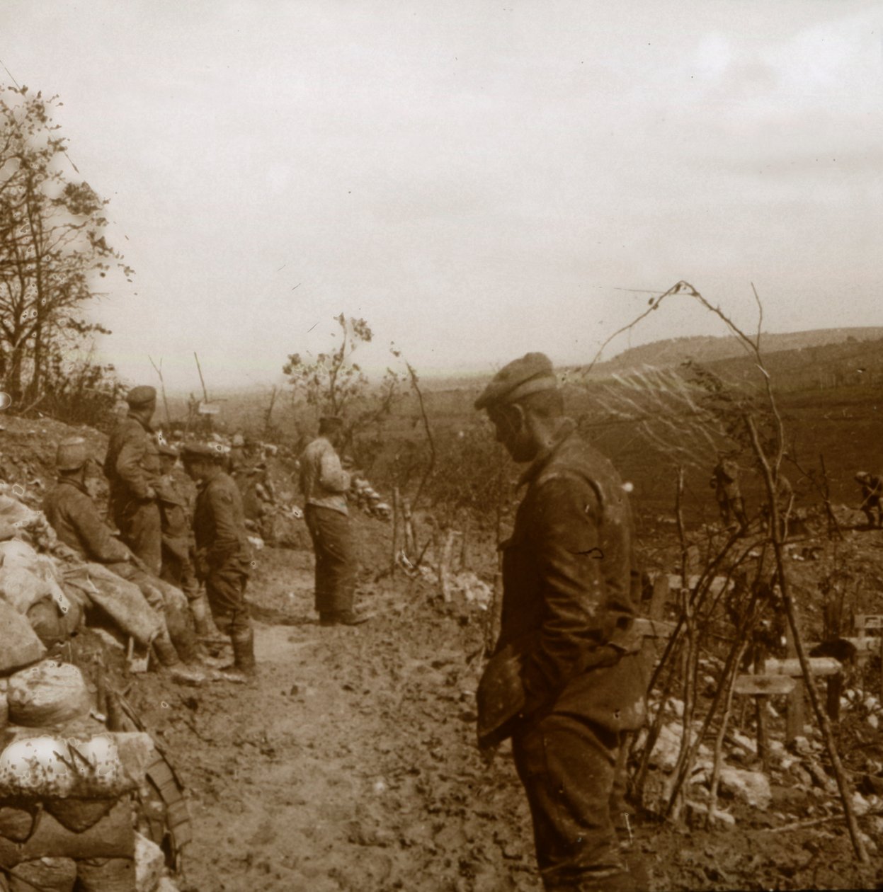 Německá frontová linie, Verdun, severní Francie, c1914-c1918 od Unbekannt