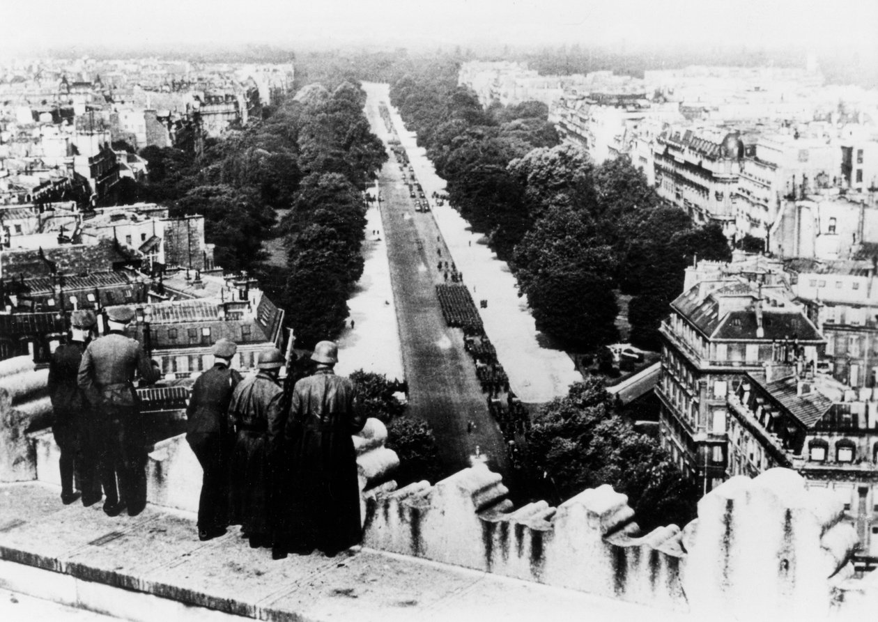 Německá vojenská přehlídka v Paříži, červen 1940 od Unbekannt