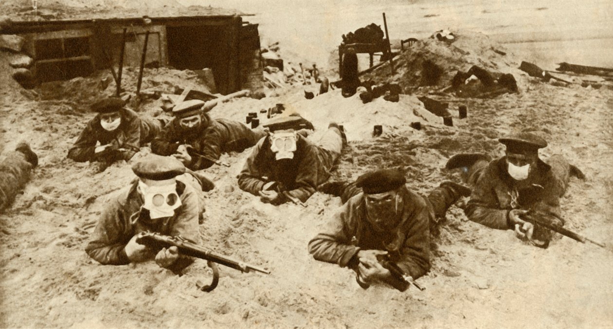 Německé námořní jednotky s respirátory, první světová válka, 1915, 1935. od Unbekannt