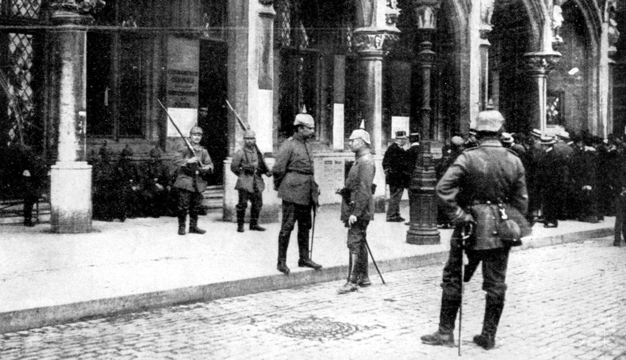 Německá okupace Bruselu, první světová válka, 1914 od Unbekannt