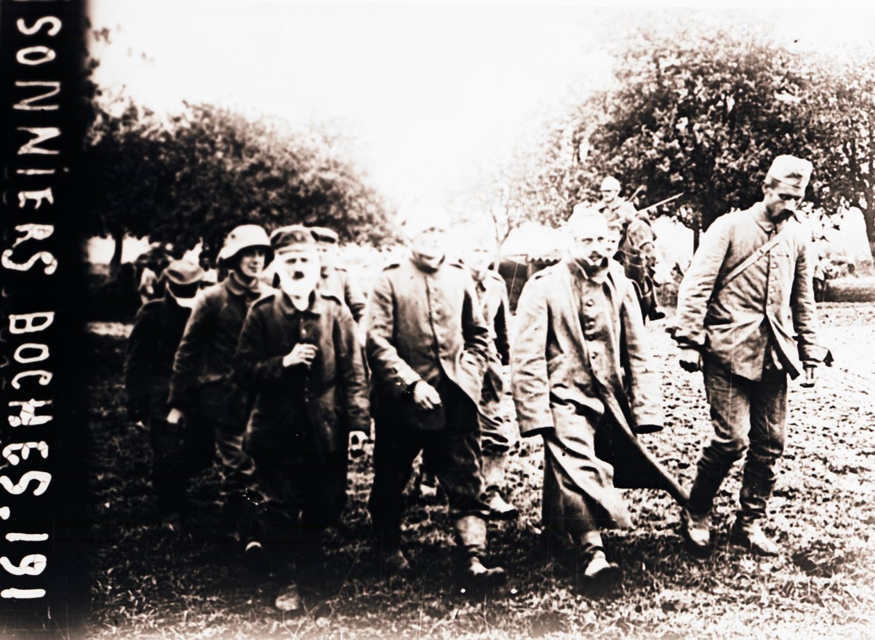 Němečtí váleční zajatci, c1914-c1918 od Unbekannt