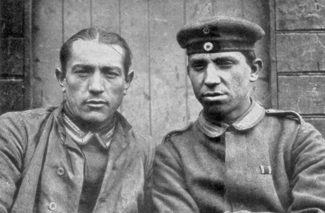 Němečtí zajatci zajatí kanadskými silami, Vimy, Francie, první světová válka, 1917 od Unbekannt