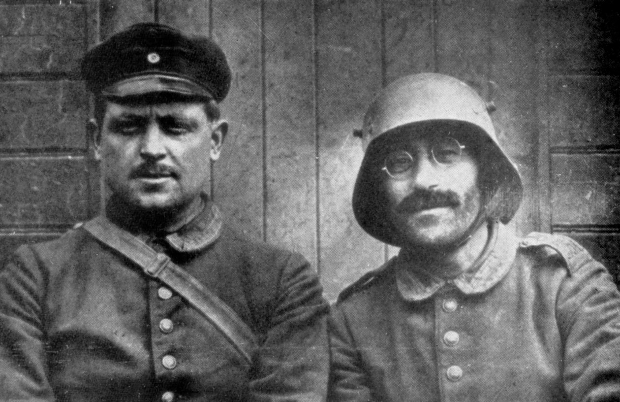 Němečtí zajatci zajatí kanadskými silami, Vimy, Francie, první světová válka, 1917 od Unbekannt