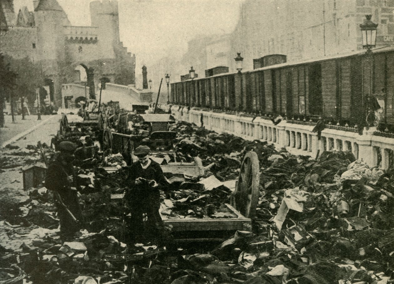 Němečtí námořníci v Antverpách, Belgie, první světová válka, 1914, c1920. od Unbekannt