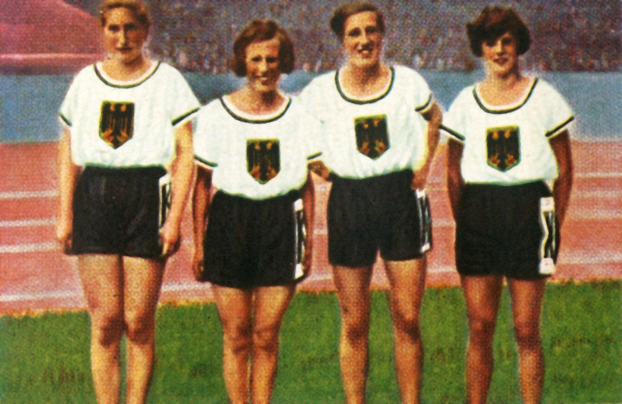 Německá štafeta žen na 4x100 m, 1928. od Unbekannt