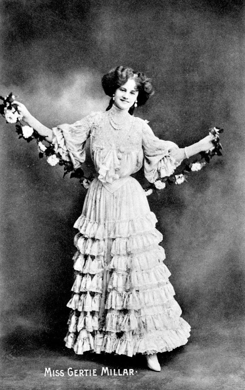 Gertie Millar 1879-1952, anglická herečka, 1906 od Unbekannt
