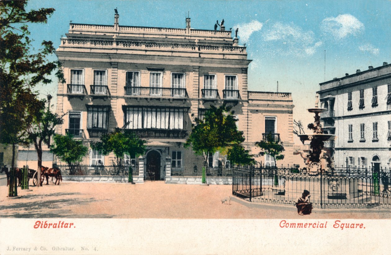Gibraltar - Obchodní náměstí, c1900. od Unbekannt
