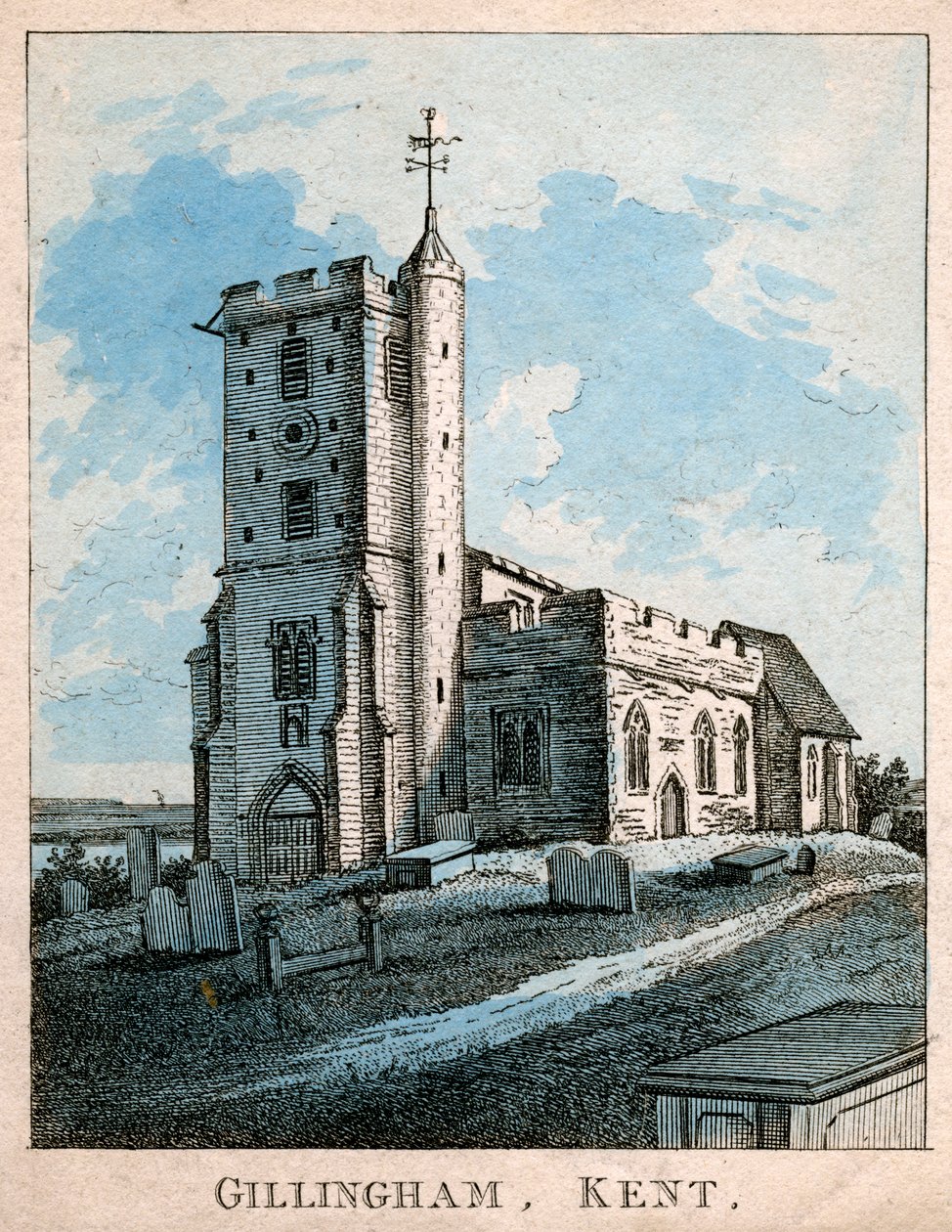 Gillingham, Kent, Anglie, 19. století od Unbekannt