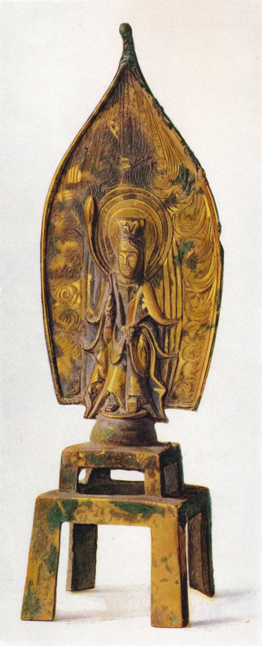 Gilt Bronze Figure of Kuan-Yin, 334 AD, 1936 od Unbekannt