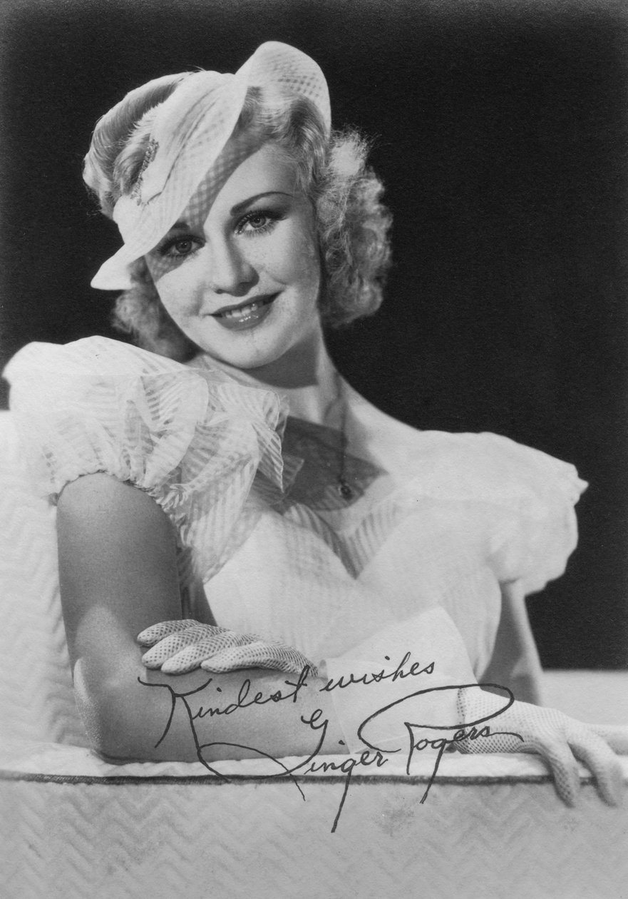 Ginger Rogers 1911-1995, americká herečka, tanečnice a zpěvačka, c1930 od Unbekannt