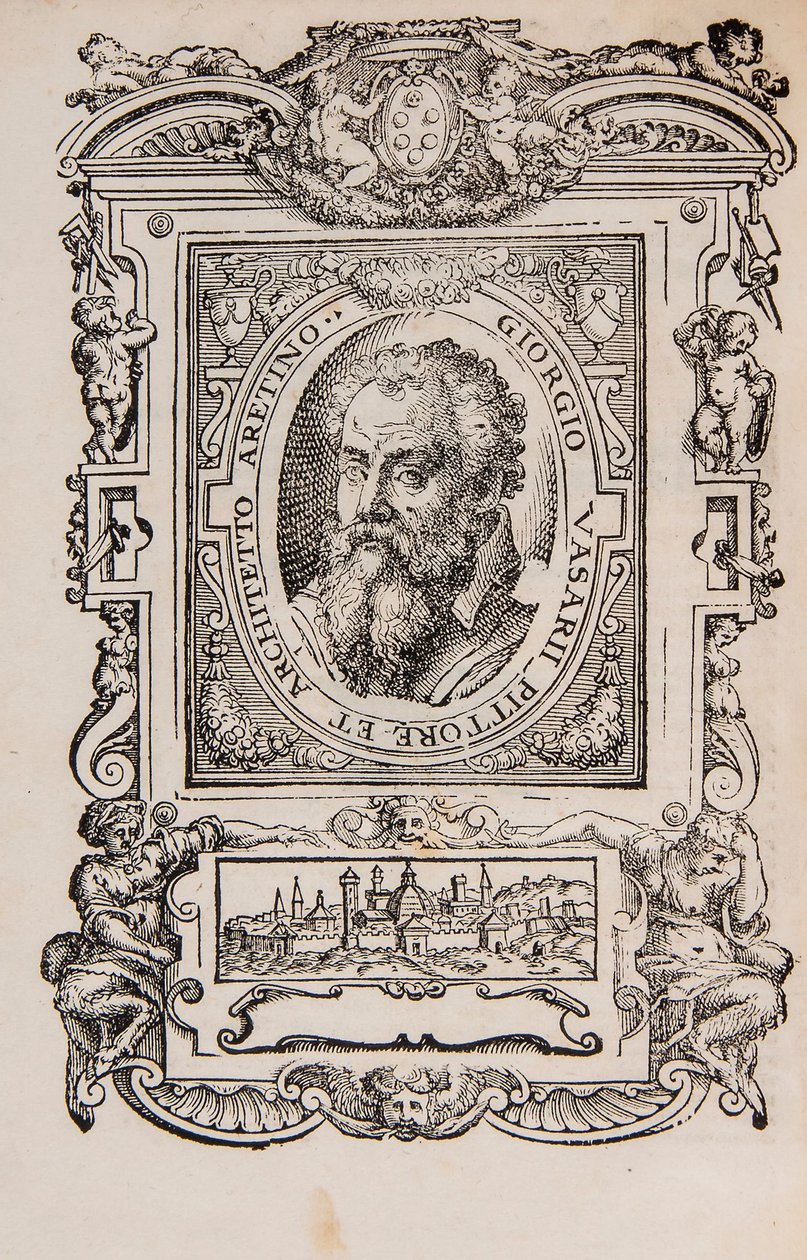 Giorgio Vasari. Od: Giorgio Vasari, Životy nejznamenitějších italských malířů, sochařů, a od Unbekannt