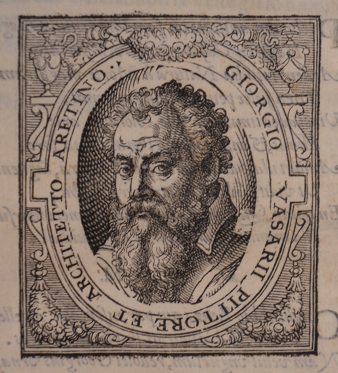 Giorgio Vasari. Od: Giorgio Vasari, Životy nejznamenitějších italských malířů, sochařů a architektů, 1568 od Unbekannt