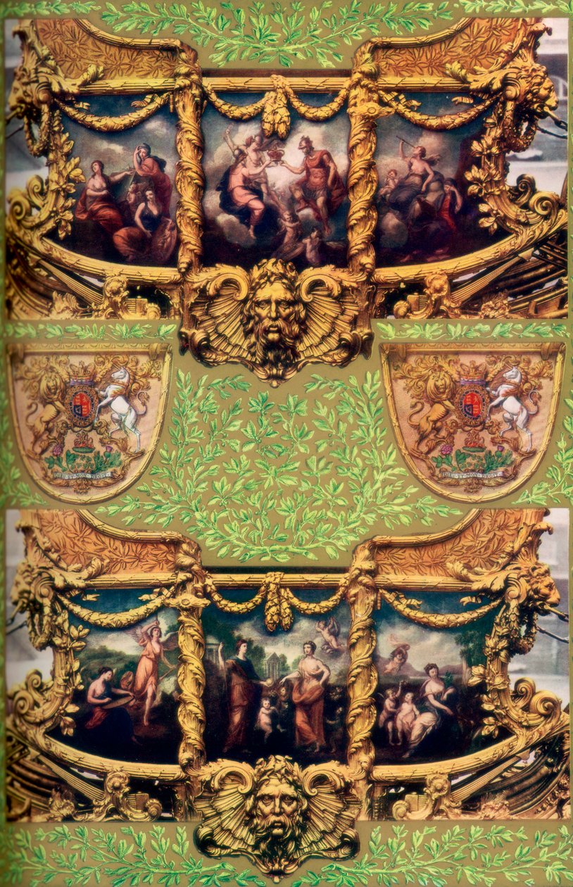 Giovanni Ciprianis malované panely na Gold State Coach, 1762, 1937 od Unbekannt