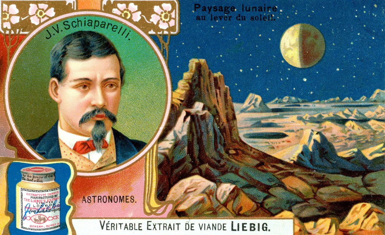 Giovanni Virginio Schiaparelli, italský astronom, c1900 od Unbekannt