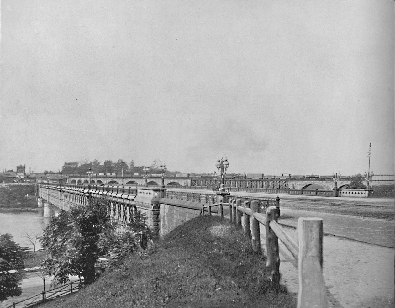 Girard Avenue Bridge, Philadelphia, c1897. od Unbekannt
