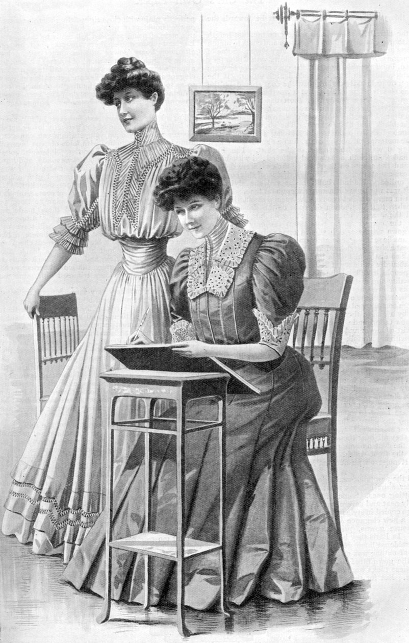 Dívčí oděv pro listopad 1905 od Unbekannt