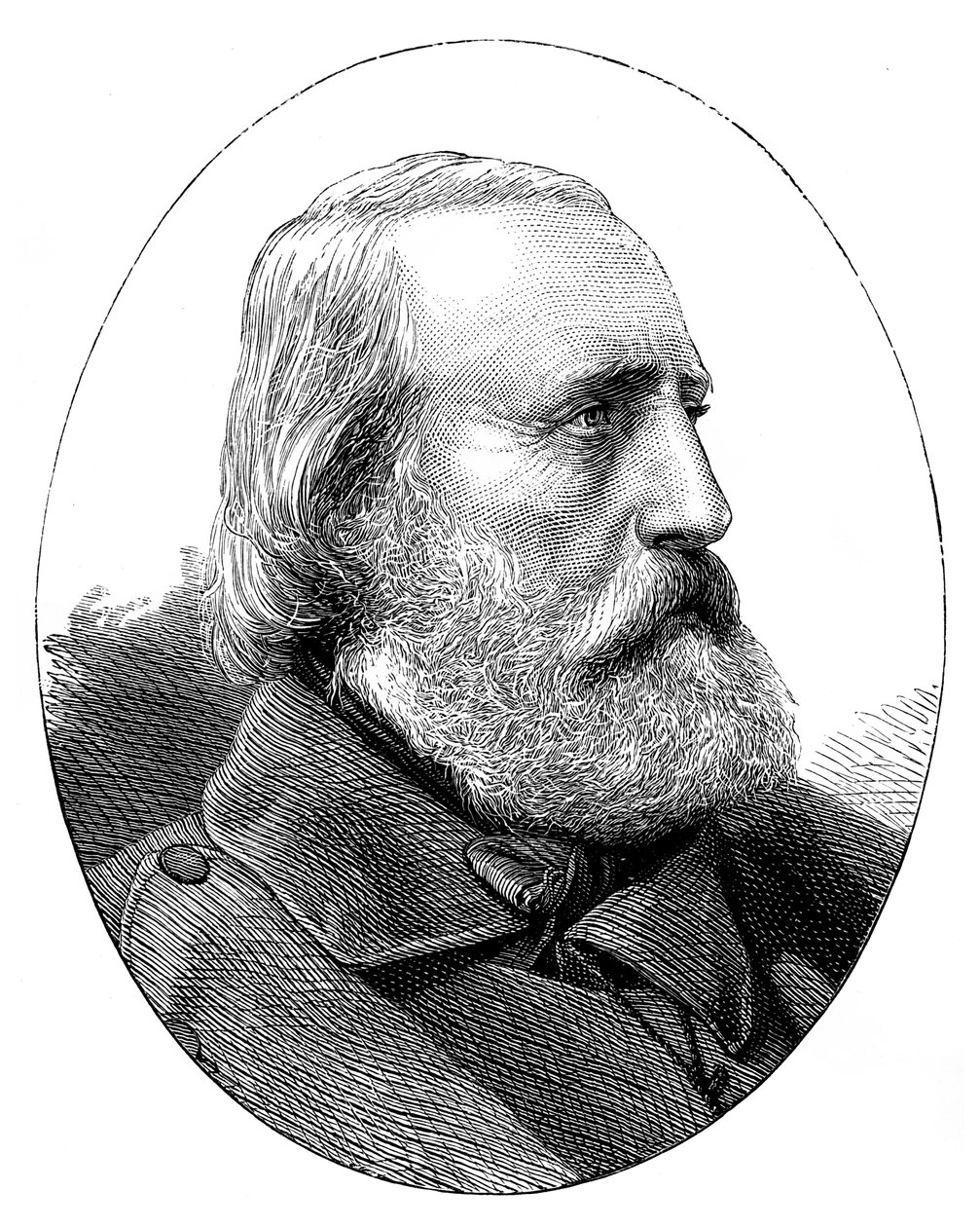 Giuseppe Garibaldi 1807-1882, italský vlastenec od Unbekannt