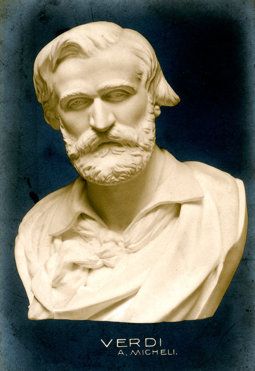 Giuseppe Verdi 1813-1901, italský skladatel, 1909 od Unbekannt