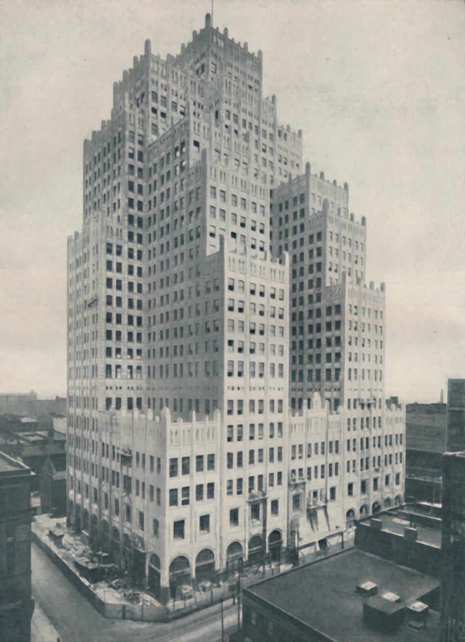 Dávat význam mrakodrapu: Seskupené věže v St. Louis, c1935 od Unbekannt